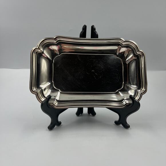 International Silver Co. Chadwick #1513 Serving Dish Platter Rectangular MCM VTG - Picture 7 of 8